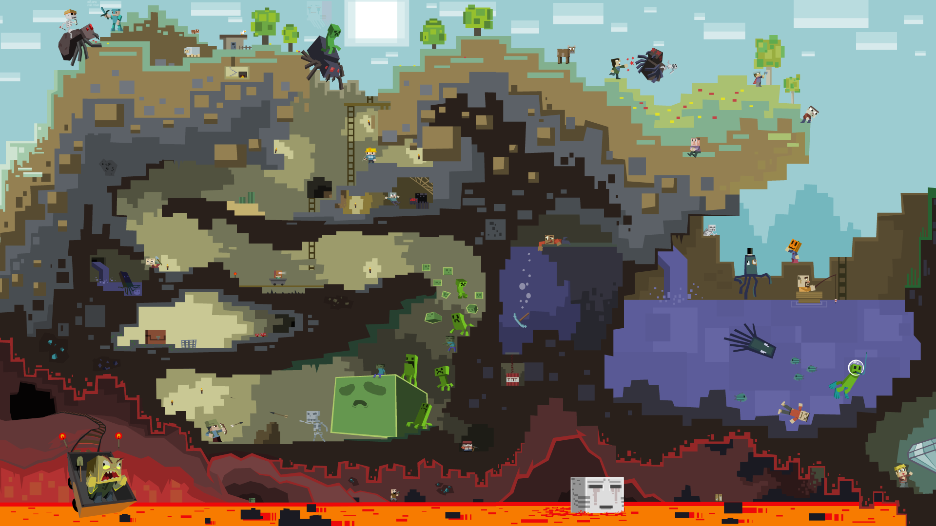 mobs Minecraft survie